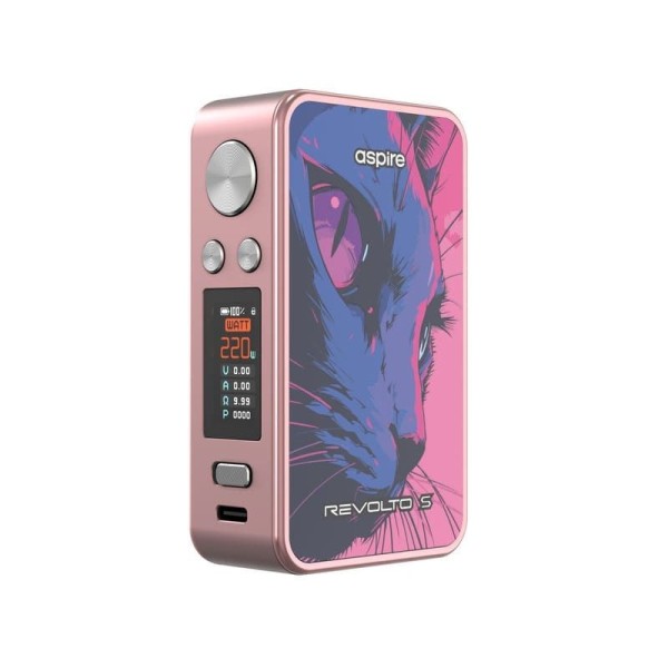 Box Revolto S - Aspire pink & wild cat