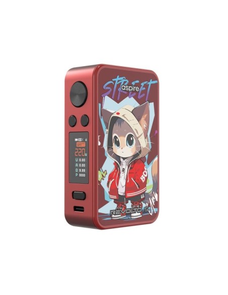 Box Revolto S - Aspire red & street kitty