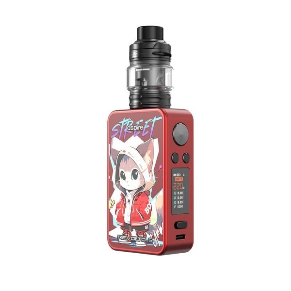 Kit Revolto S - Aspire red & street kitty
