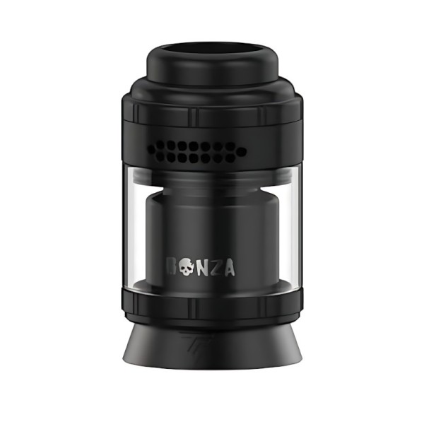 Bonza Pro RTA - Thunder Cloud x Vaping Bogan silver black