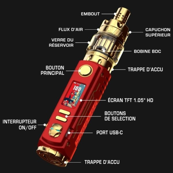 Kit Rayden 100 V3 IM Limited Edition - BD Vape