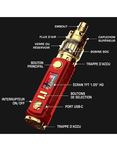 Kit Rayden 100 V3 IM Limited Edition - BD Vape