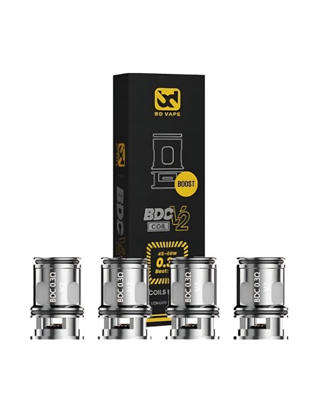 Résistance BDC v2 Boost (x4) - BD Vape 0,3 ohm